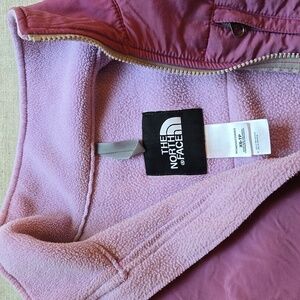 North Face women's x-small polartec fleece purple jacket
